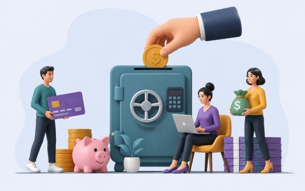 Receiving money